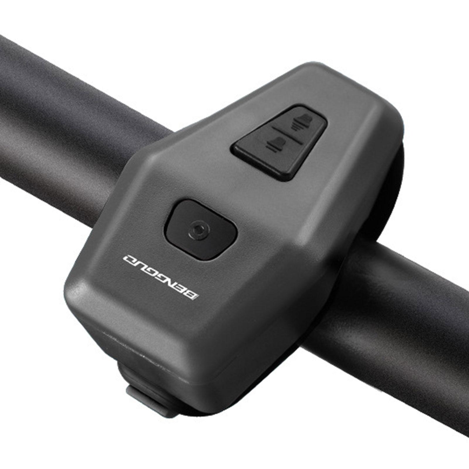 

Rechargeable Bike Horns Alarm,120db-Loud Waterproof Horns,Usb Rechargeable Cycling Alarm Bell,Super-Loudbicycle Horn чёрный