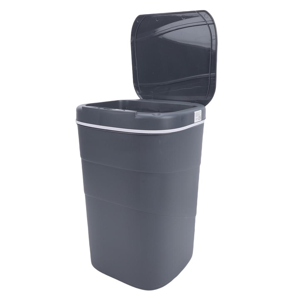 Motion Sensor Trash Can 18L Automatic Touchless Garbage Bin with Blue Luminous Press   for Bathroom Kitchen Living Room