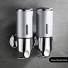Dual 450ml Wall-Mounted Liquid Soap Dispenser