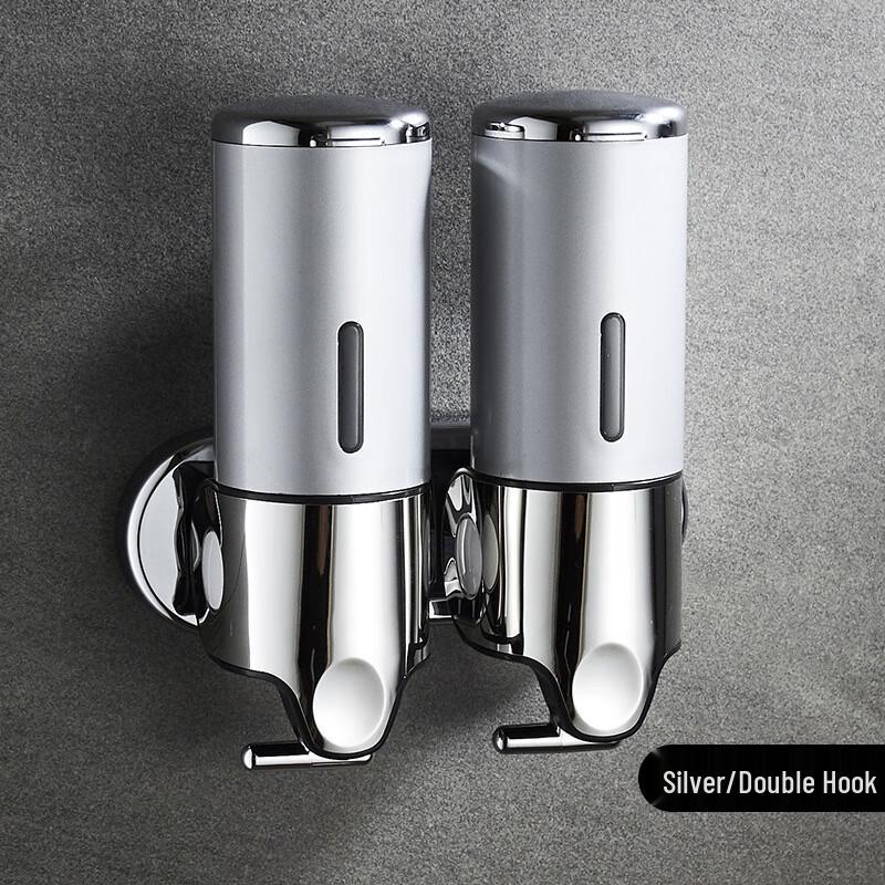 Dual 450ml Wall-Mounted Liquid Soap Dispenser