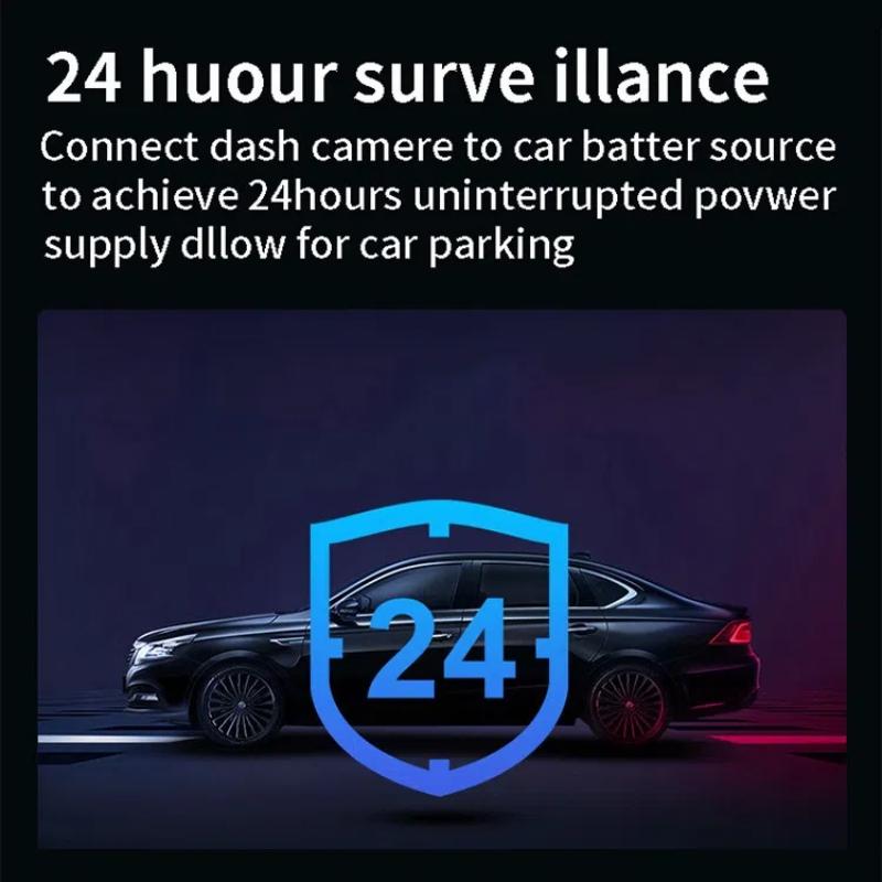 1/2/3 Channel WIFI GPS Car Dash Cam, with Dual 1080P Front AHD Rear Camera, Taxi Driving Video Recorder