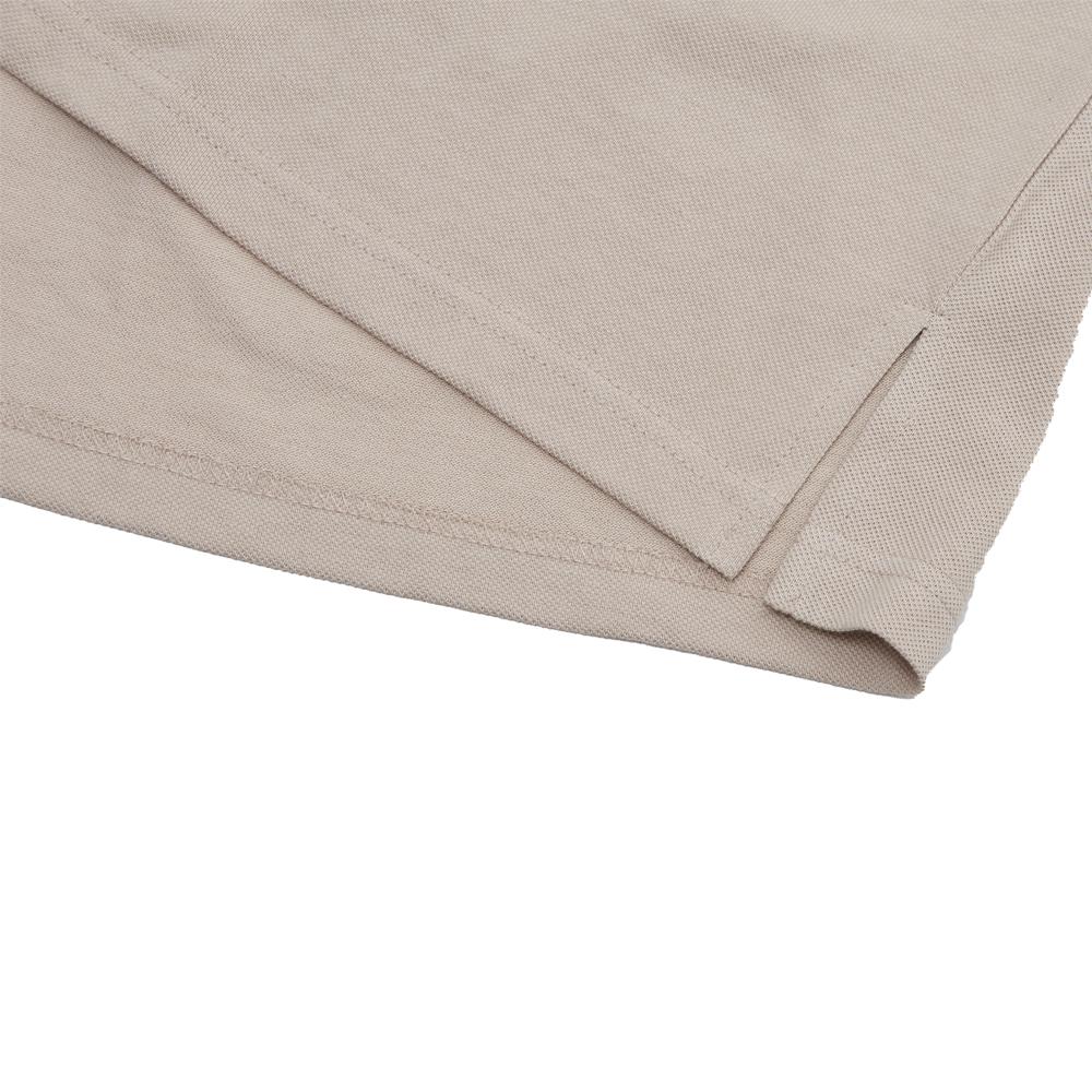 Moseu Pk Side Vent Round Tee_Beige