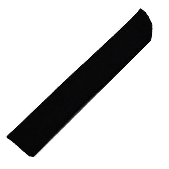 Plain Folding Fan [06 Pure Black]
