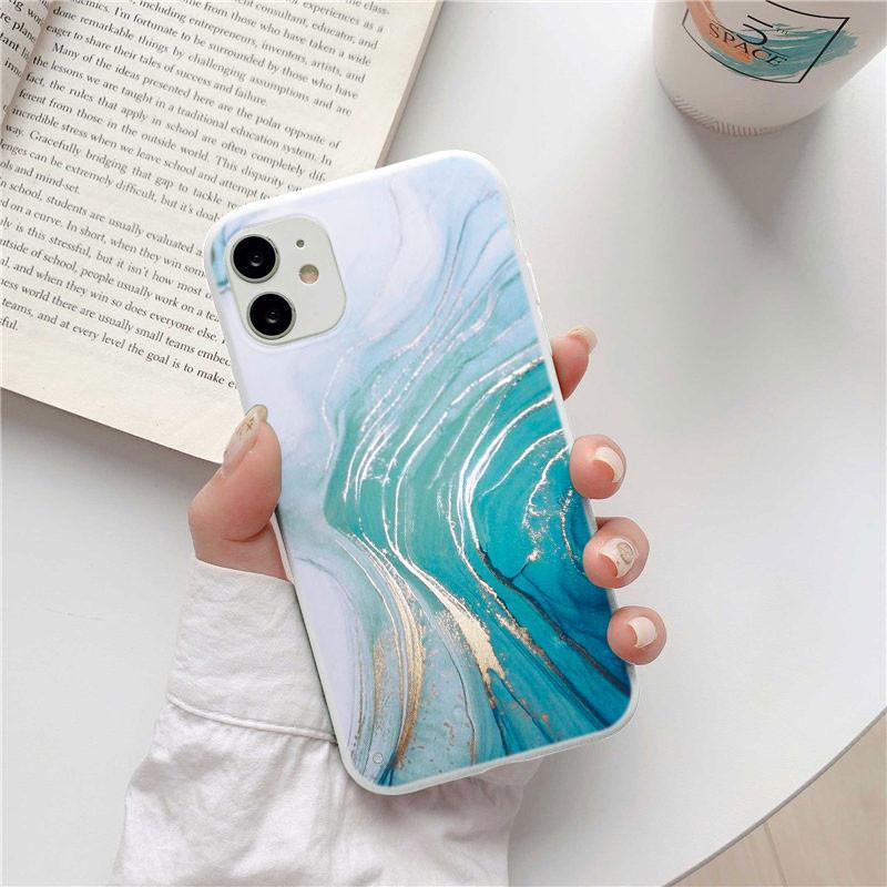 

Матовые силиконовые чехлы для телефонов с мраморной трещиной для iPhone 12 13 Mini 11 Pro Max SE 2020 XS Max XR X 5 5S 6 6S 7 8 Plus, мягкий чехол iPhone12Mini 5.4