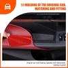 Red Carbon Fiber Door Storage Box Slot Trim Sticker For BMW 5 Series G60 I5 24+