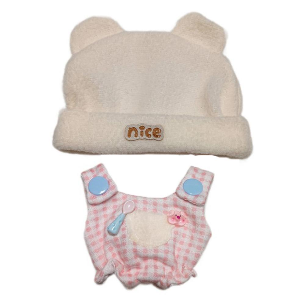 

Футболка 10 см Одежда для хлопковой куклы Брюки на лямках Набор для переодевания куклы Наряд кукольной одежды Детский подарок style 1