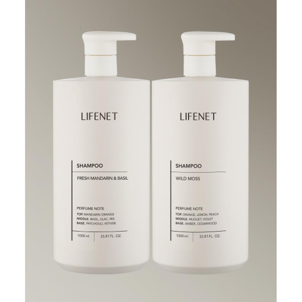 Lifenet [2 упаковки] Шампунь-парфюм Fresh Care 1000 мл Shampoo Wild Moss/Shampoo Wild Moss