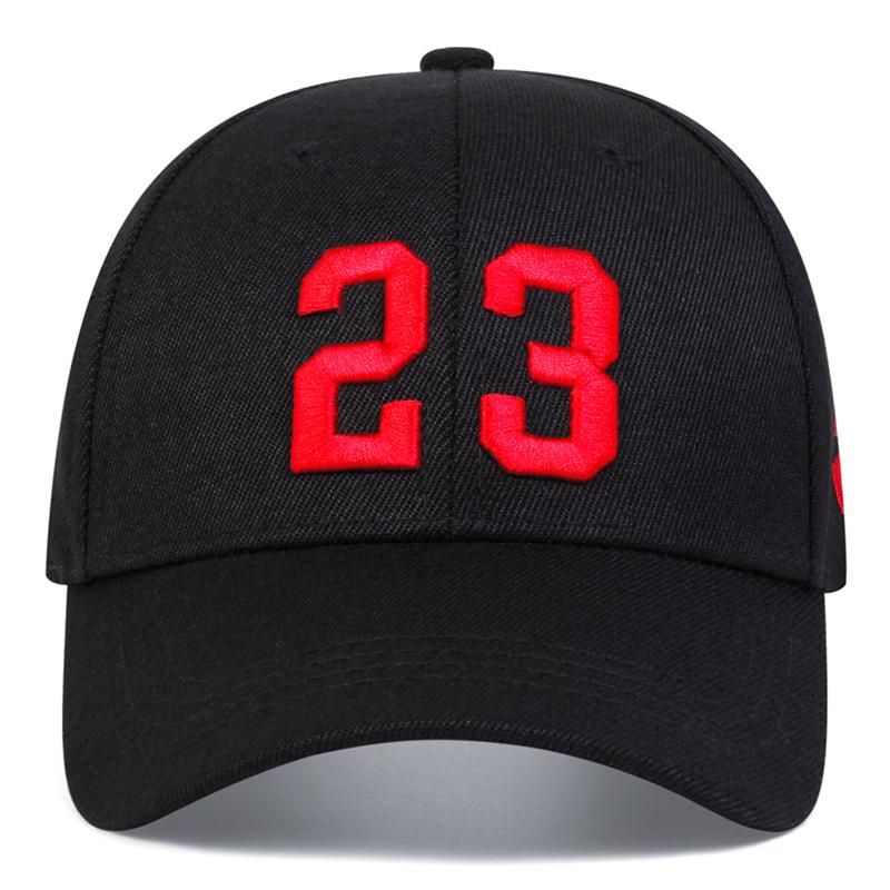 Unisex 23 Embroidery Baseball Caps Spring Autumn Outdoor Adjustable Casual Hats Hip Hop Cap Sunscreen Hat