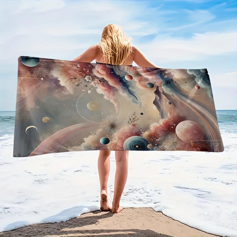 Cosmic Dream Bath Towel - Soft, Super Absorbent & Unique Galactic Design for Everyday Use & Perfect for Relaxing Moments