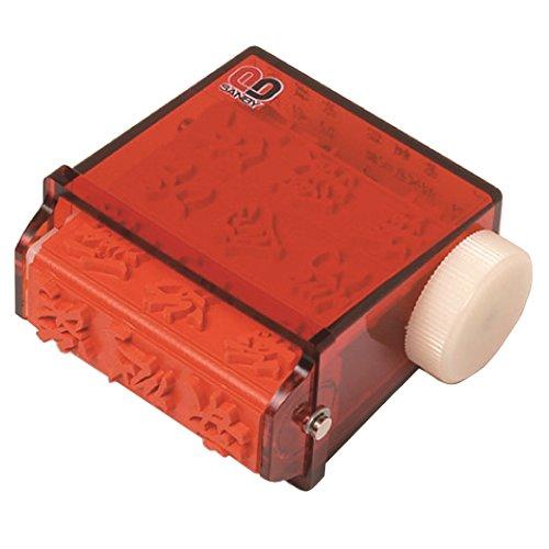 Sanbi Stamp Rotating Rubber Stamp New Diamond L GF-34 No.2