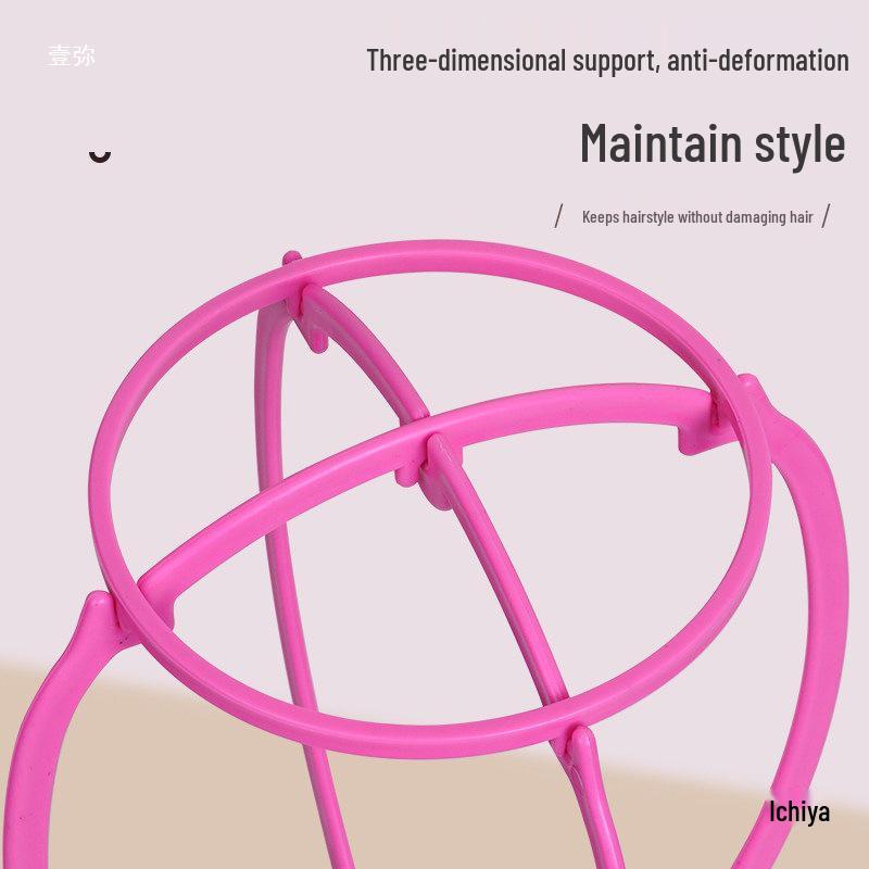 Thickened Plastic Foldable Wig Stand & Hair Support Shelf