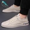 Men's Shoes 2025 New Summer Breathable Deodorant Casual Board Shoes Thin Fly-woven Mesh Shoes