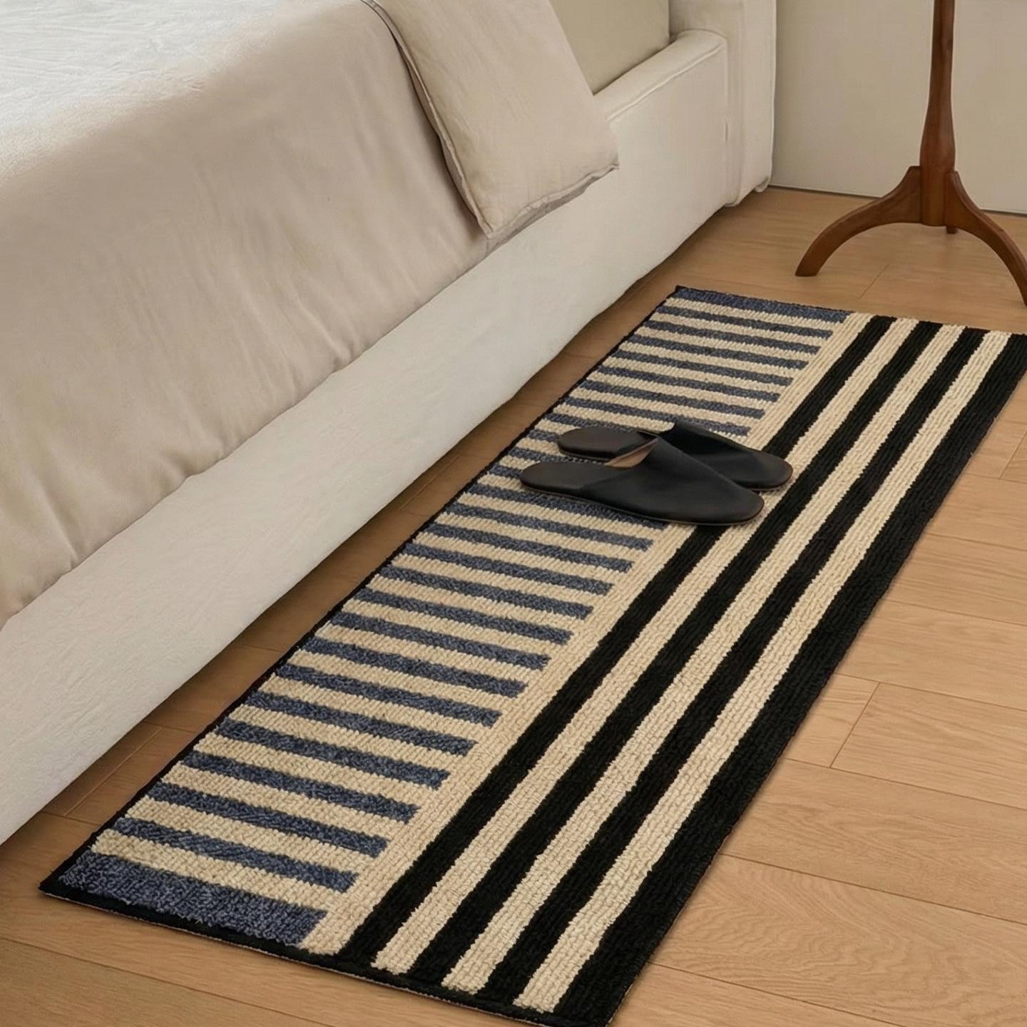 

Nordic Bathroom Door Anti-Slip Water Absorbent Mat - Dirt-Resistant Entry Rug 45x70cm