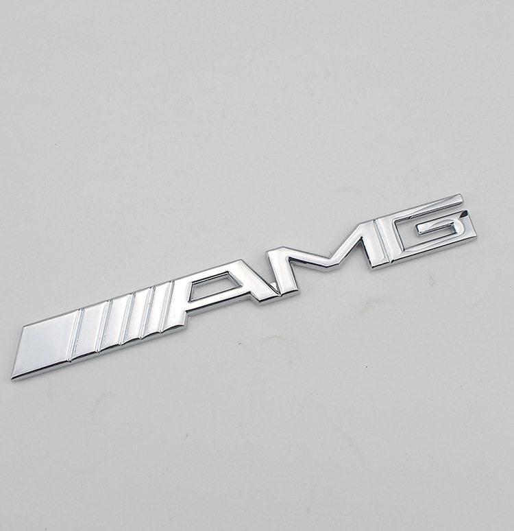 3D Metal AMG Logo Emblem Letters Car Trunk Badge For Mercedes Benz W204 W205 W176 W177 W212 W213 AMG Sticker Accessories