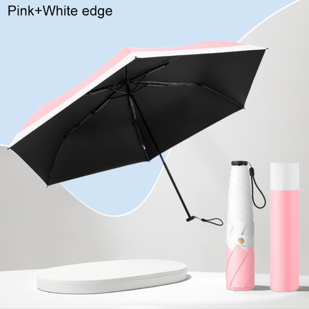 Carbon Fiber Ultra-light Folding Sun Umbrella Sun and Rain Both Use Pocket Pencil Umbrella Outdoor