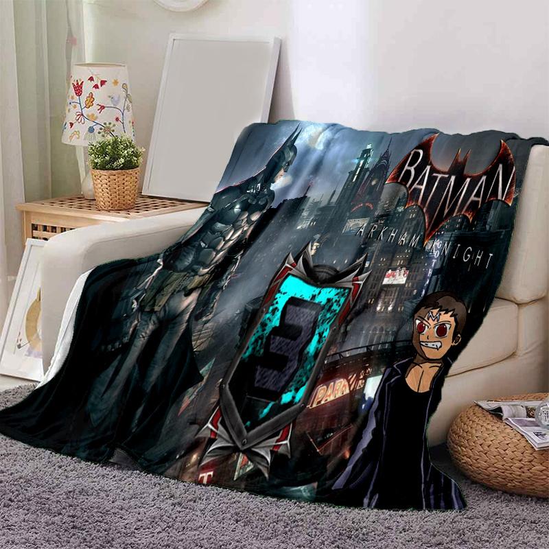 

Batman Arkham Knight: A Dark Knight s TalePrint Blanket, Soft Blanket For Sofa Office Bed And Travelling Daughter Birthday Gift esj298 130cm×150cm（50in×60in）