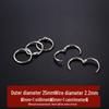 DIY Openable Iron Rings for Binding, Loose Leaf, Key Chains, and Curtains