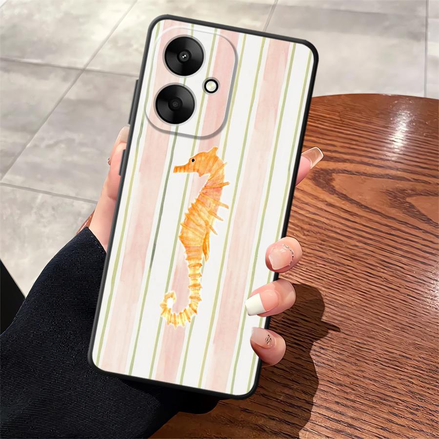 Marine Animals Case for Xiaomi Redmi 9A 9C 12 A5 13C 10 K60 12C 9T K40 K50 Gaming A1 A2 Plus Soft Back Phone Cover