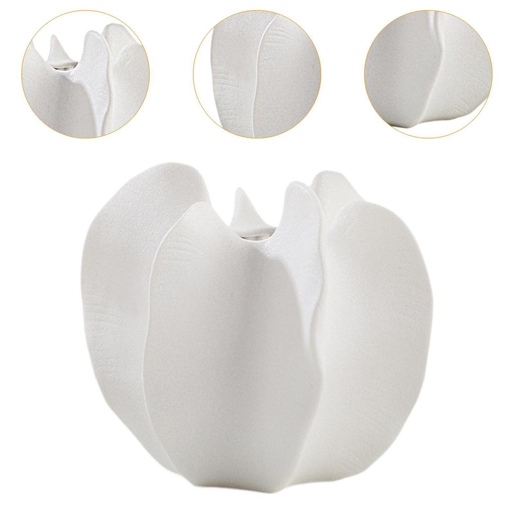 Carambola Flower Vase Simple Table Centerpiece Modern Vase Desktop Ornament for Living Room TV Cabinet Office Entrance Bedroom