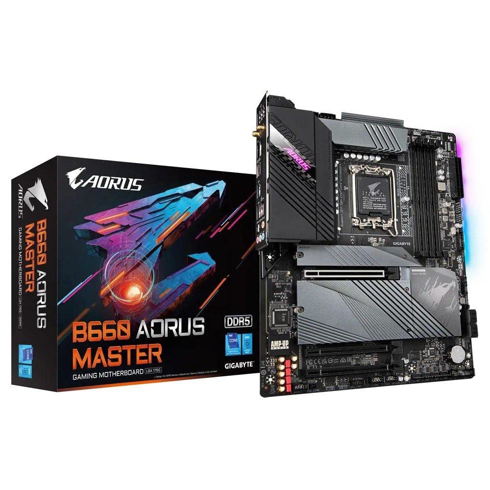 

Материнська плата Gigabyte B660 Aorus Master DDR5 Intel LGA 1700 mATX.