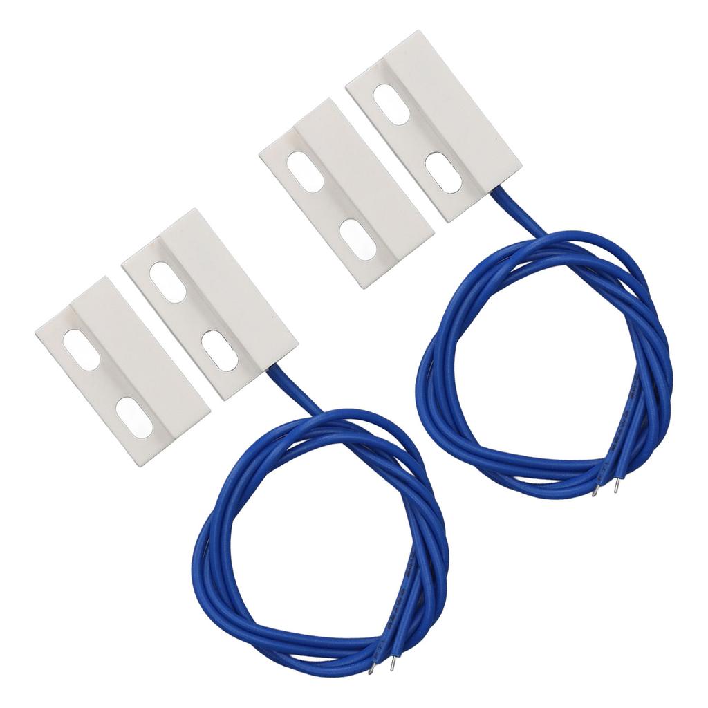 2 Perechi Senzor Magnetic de Ușă Normal Închis Îngropat Fereastră Poartă Contact Senzor pentru Acasă