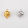 1Set Magnetic Buckle Stainless Steel Round Heart Clasp Flower Connector Bracelet Necklaces Jewelry Making DIY End Converter