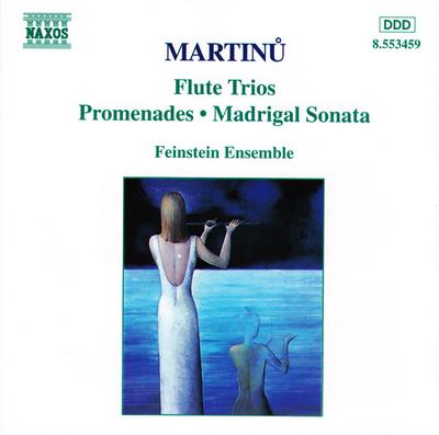 CD FEINSTEIN ENSEMBLE - Flute Trios Promenades Madrigal Son 8553459 Naxos 1995 Non Japan ObiClassical Used