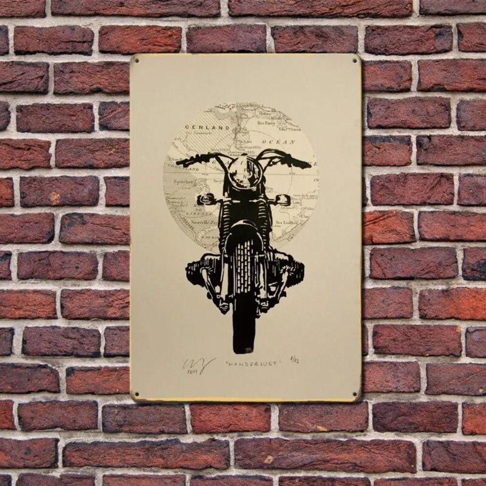 Auto Garage Bar Metal Sign, Interior Wall Decor Plaque 20x30cm