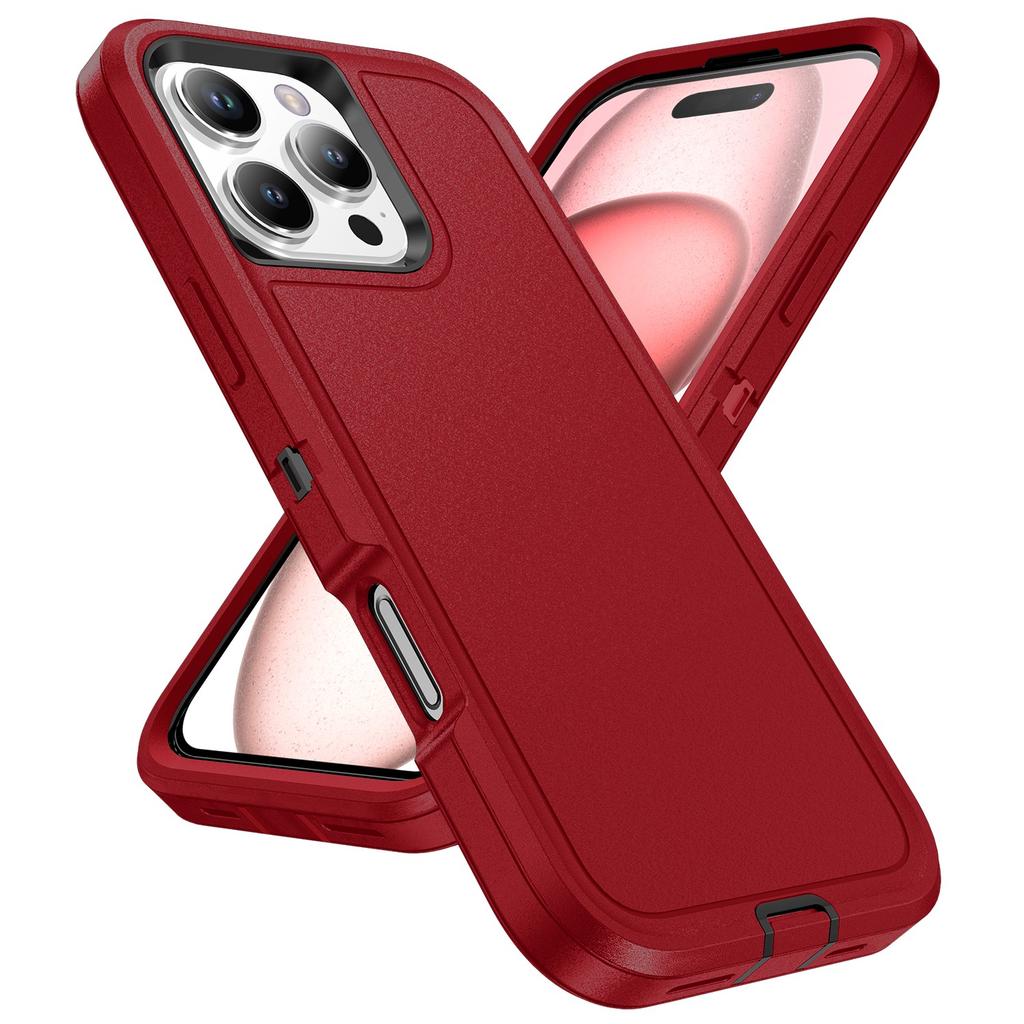 For iPhone 16 Case PC+Silicone+EVA Military Grade Protection Phone Cover