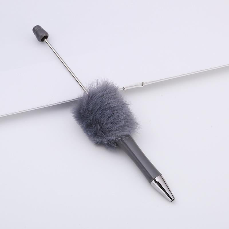 10Pcs Newest Colour Creative  Plush Ballpoint Pen Ballpoint Pen  DIY Ballpoint Pen Gift for Student Office Supplies