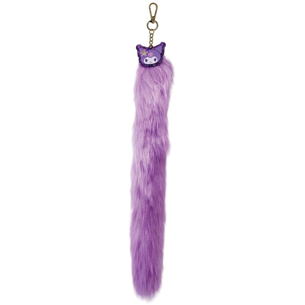 Tsujicell Sanrio Fluffy Tail Keychain Kuromi
