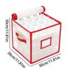 Ornament Storage Box 64-Compartment Foldable Christmas Storage Bins for Sundries Clothes Holiday Baubles Candy Jewelry Toys