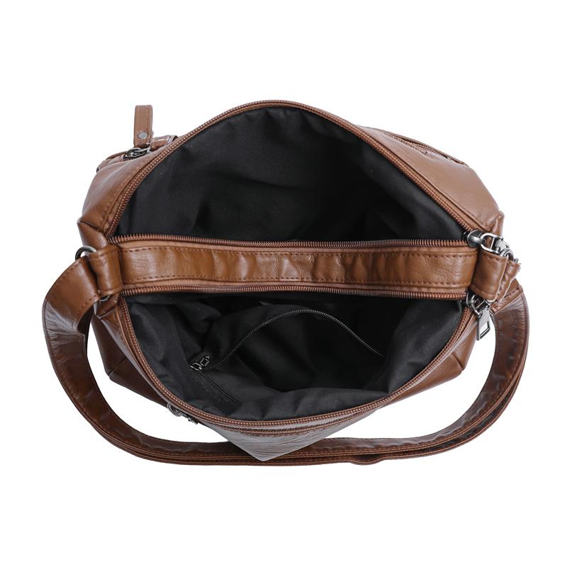 Multi-compartment Simple All-match Middle-aged and Elderly Mother's Large-capacity Casual Shoulder Crossbody Bag