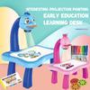 Child Smart Projector Desk With Light & Music Learning Painting Machine Toy 5ML