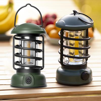 Bezdrôtová kempingová lampa Plynulé stmievanie Vonkajšie retro stany Svetlo Domáce Atmosféry Lucerna Prenosné