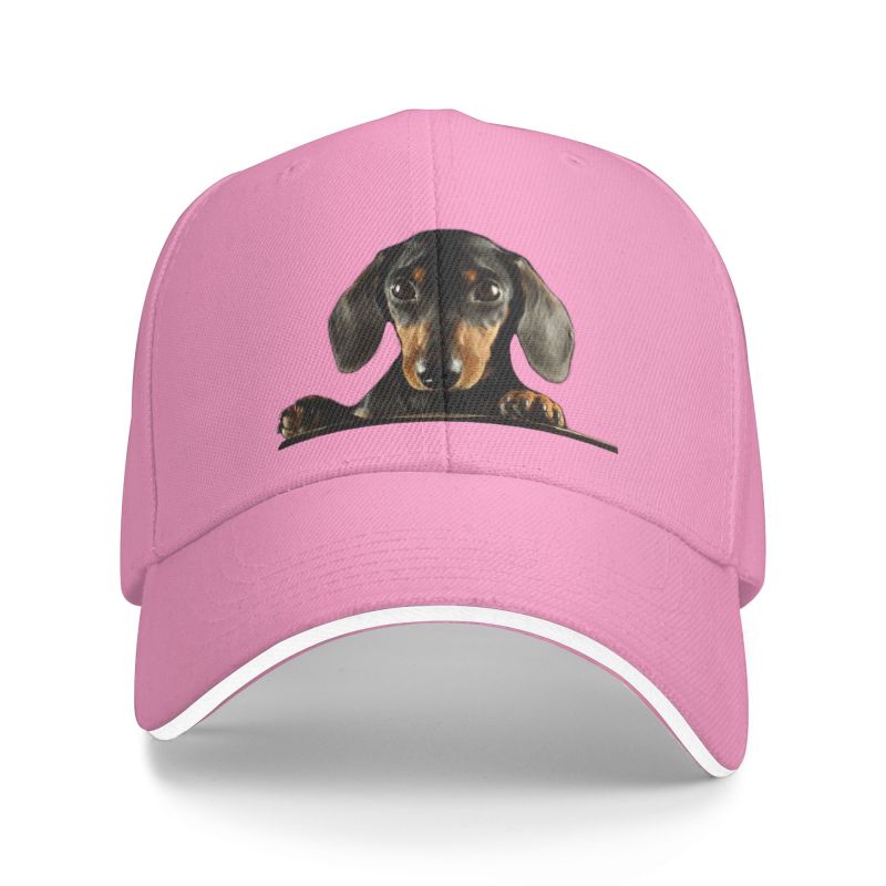 

Персонализированная бейсболка для собак таксы, женская бейсболка в стиле хип-хоп, унисекс, регулируемая шляпа для папы с домашними животными, летняя шляпа Baseball Cap