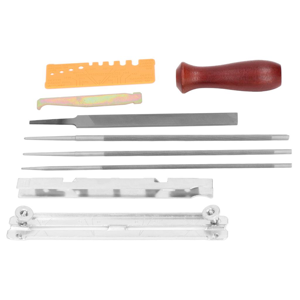 10Pcs Chainsaw Sharpener File Kit Chainsaw Chains Accessory for Garden Workshop Craft Projects