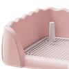 Dog Toilet Litter Box Detachable Heightened Fence Removable Training Potty Tray for Other Pets