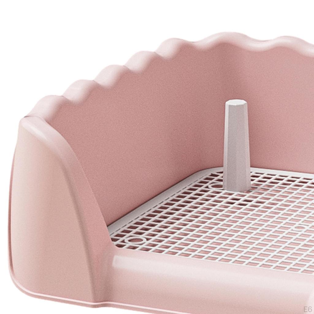 Dog Toilet Litter Box Detachable Heightened Fence Removable Training Potty Tray for Other Pets