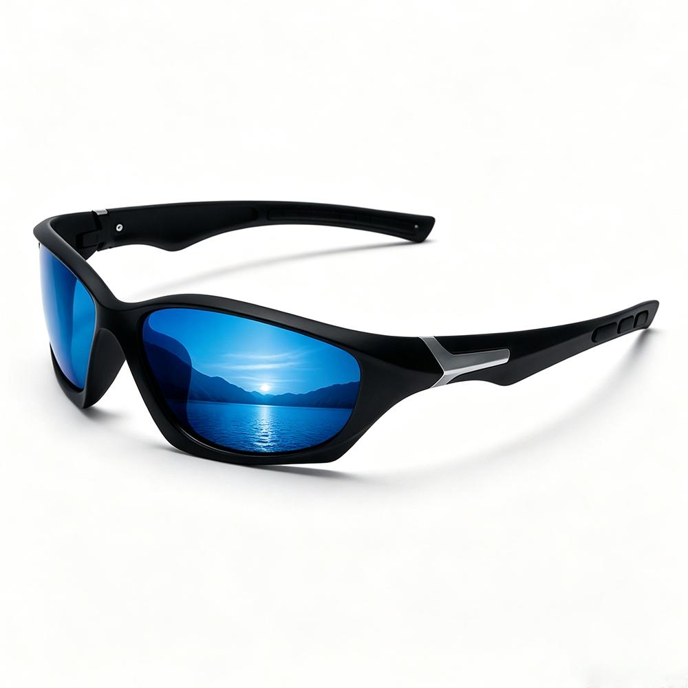 Polarized Sports Sunglasses for Men UV400 Driving Fishing Cycling Sunglasses Lightweight Outdoor Running Shades Eyewear