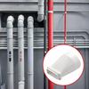 Ventilation Duct Converter Dryer Vents Hose Adapters Flat Plastic Ducting Adaptors To Round Converter Vents Accessory