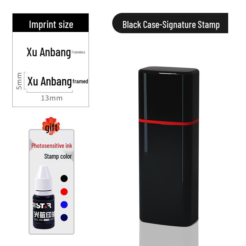 Личная печать-подпись: Автоматическая печать с именем нажимного типа и портативный инструмент для гравировки автографов