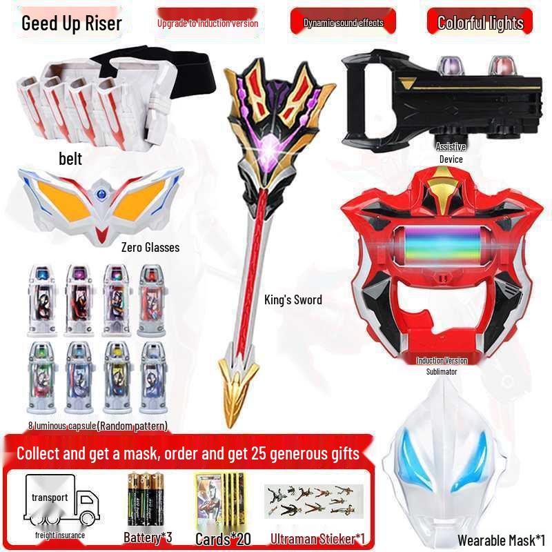 Geed Riser Kamen Rider Transformation Set with Zero Glasses & Capsule