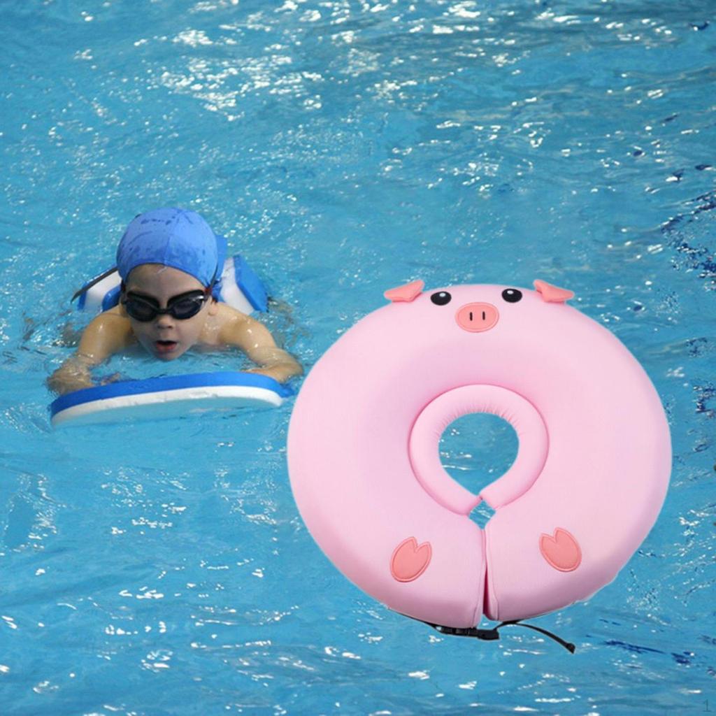 Baby Pool Float Non Inflatable Swim Training for Infants Kids Yellow