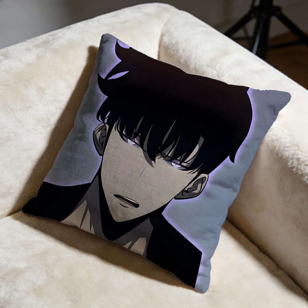 

Popular LLevel Up Huntering Cushion Cover Soft Decorative Pillow Case Suitable for Bedroom Sofa Car Travel Use 30X30cm