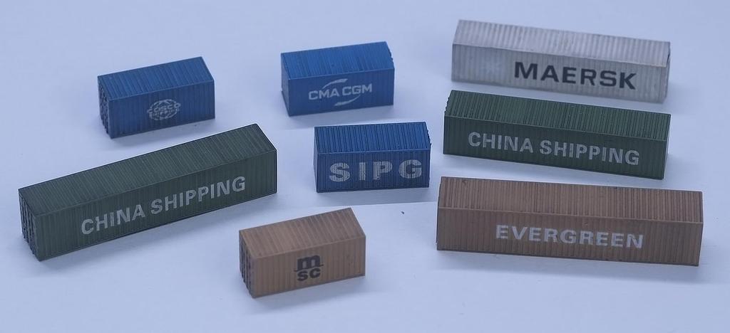 Five Star Models Container Etching Plastic Model Parts FSM351179 1/350 (Ship)