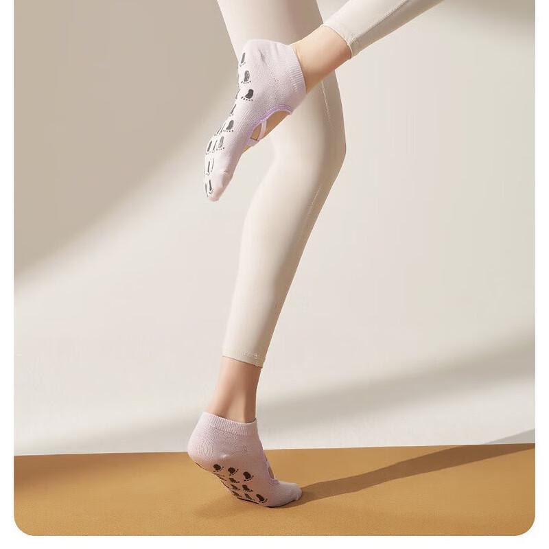 OEING Women s Breathable Anti-Slip Yoga Socks Adult One Size