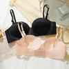Damen Sexy Push-Up Atmungsaktive BHs Unterwäsche Nahtloser BH Weibliche Lingerie Einfarbiges Bralette