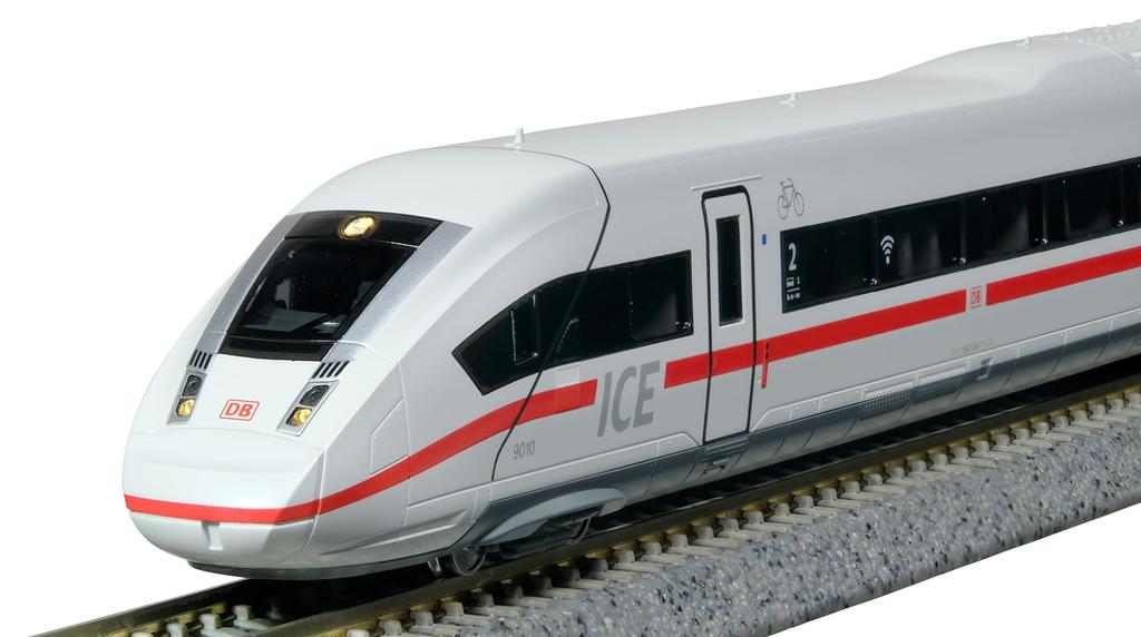 KATO N Gauge ICE4 Basic Model Set, 4-Car Train, 10-2074