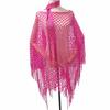 2pcs Tassel Shawl Shawl and Scarf Set Hollowed Out Fringed Cape Summer Sun Shawl  for Swimming